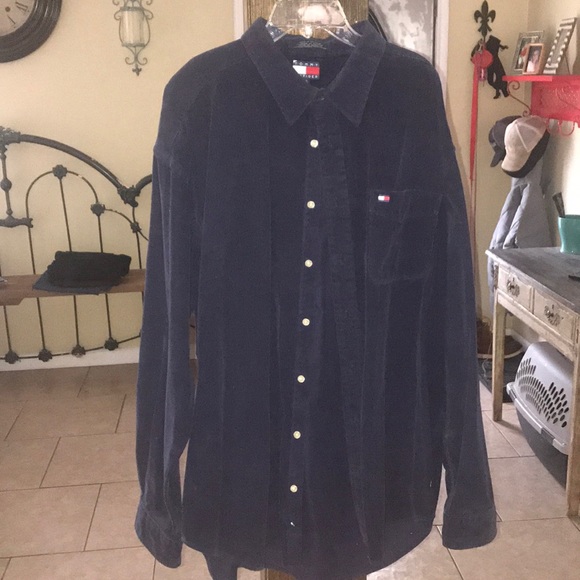 tommy hilfiger corduroy shirt